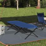 vidaXL Opvouwbaar Ligbed met Draagtas Blauw 600D Oxford Stof, Caravans en Kamperen, Kampeeraccessoires, Verzenden, Nieuw