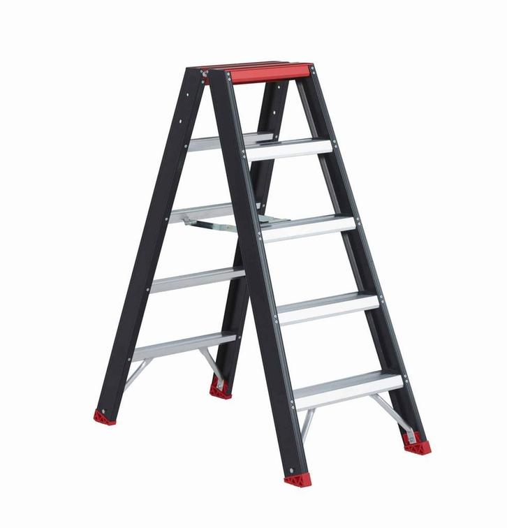 Altrex dubbele trapladder Taurus 2×5 treden, Doe-het-zelf en Bouw, Ladders en Trappen, Trap, Nieuw, Minder dan 2 meter, Ophalen of Verzenden