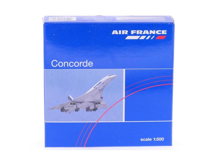 Schaal 1:500 Herpa 507028 Air France Concorde Reg. F-BVFB..., Hobby en Vrije tijd, Modelbouw | Vliegtuigen en Helikopters, Gebruikt
