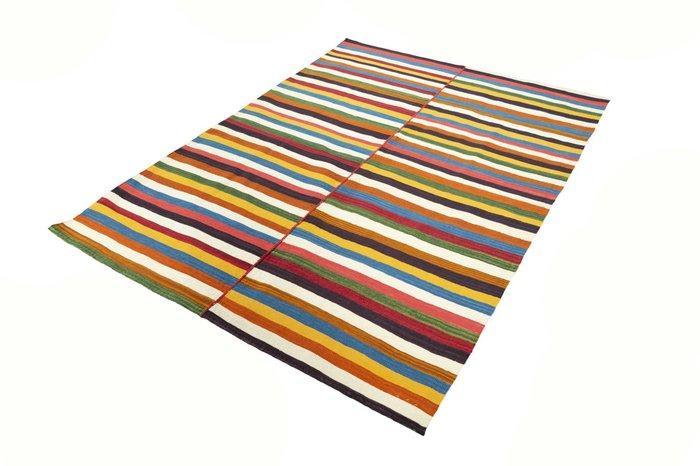 Handgeweven designer Kelim - Afghan Weave - Kelim - 202 cm -, Maison & Meubles, Ameublement | Tapis & Moquettes