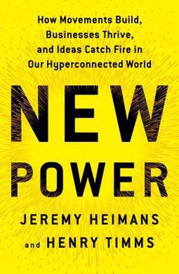 New Power 9780385541114 Henry Timms, Verzenden, Henry Timms