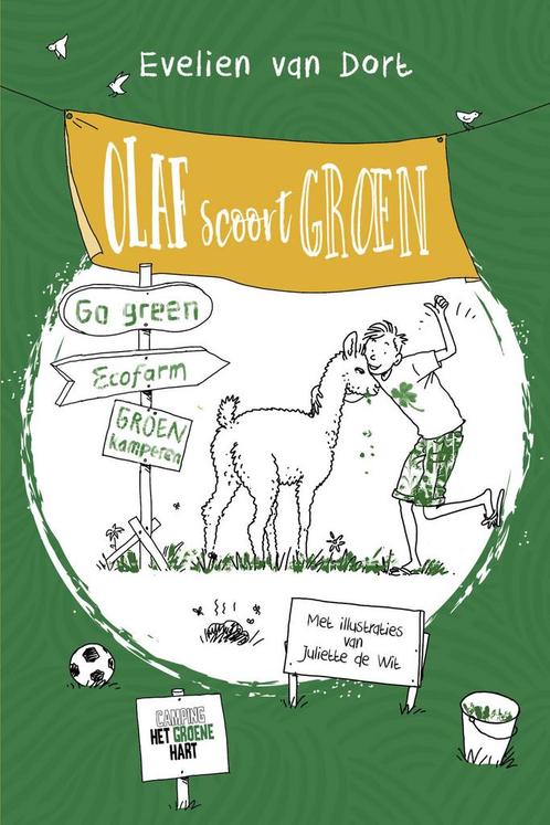 Olaf 2 - Olaf scoort groen (9789026625404, Evelien Van Dort), Antiquités & Art, Antiquités | Livres & Manuscrits, Envoi