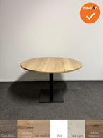 Vergadertafel - rond - 120 cm - Bladkleur naar keuze, Ophalen of Verzenden