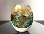 Maxence Parot - Vase - Vase unique Opaline couleurs et Or -