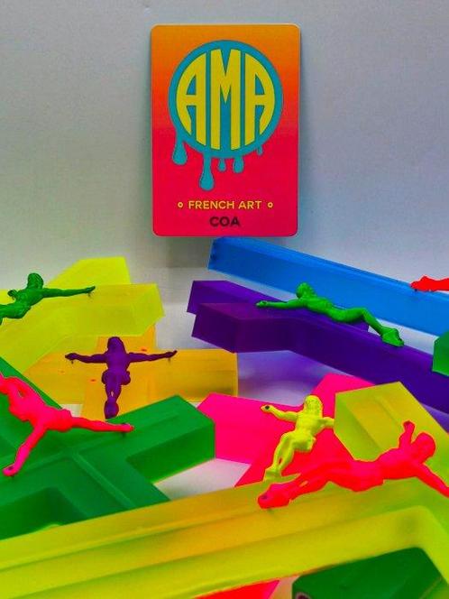 AMA (1985) - Neon Paradise, Antiek en Kunst, Kunst | Schilderijen | Modern