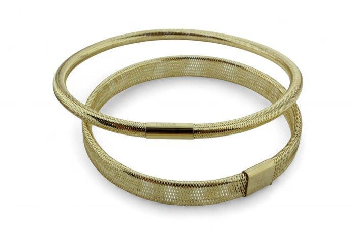 Armband - 18 karaat Geel goud, Witgoud, Handtassen en Accessoires, Armbanden