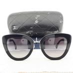 Chanel - Cat Eye Black Engraved Silver Tone Metal Temples, Nieuw