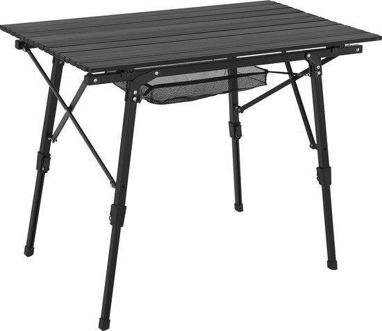 2dekans | Juskys Opvouwbare Campingtafel Picco - Zwart - 90, Caravans en Kamperen, Kampeeraccessoires, Ophalen of Verzenden