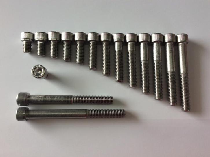 3/8 bouten inbus RVS div. Lengte, Auto-onderdelen, Overige Auto-onderdelen, Nieuw, Ophalen of Verzenden