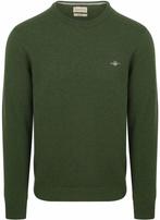Gant Pullover Lamswol Mosgroen maat Maat 52/54 (L) Heren, Kleding | Heren, Verzenden, Nieuw, Maat 52/54 (L), GANT