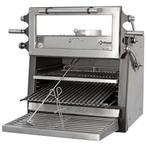 Houtskooloven-bbq, GN 1/1 (60 Kg/h)/ - Hefbare Deur/roestvri, Zakelijke goederen, Ophalen of Verzenden, Nieuw in verpakking