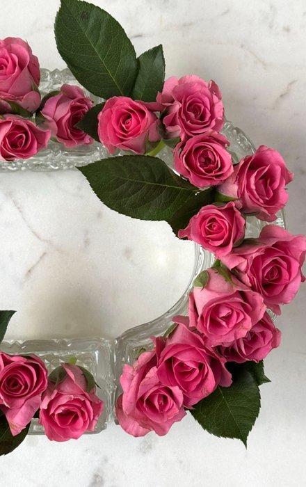 Val Saint Lambert - Jardinière (4) - Kristal - Valamber, Antiek en Kunst, Antiek | Glaswerk en Kristal