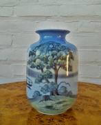 Bing & Grondahl - Vase - Décoration dun bateau à aubes dans