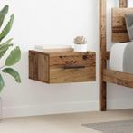vidaXL Nachtkastje Oud hout 35 x 35 x 20 cm Bewerkt hout, Verzenden, Nieuw