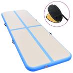 vidaXL Gymnastiekmat met pomp opblaasbaar 300x100x10 cm PVC, Sport en Fitness, Verzenden, Nieuw