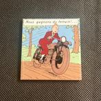 Tintin 70004 - Plaque émaillée Tintin a Moto - 1 Beeldje -, Livres