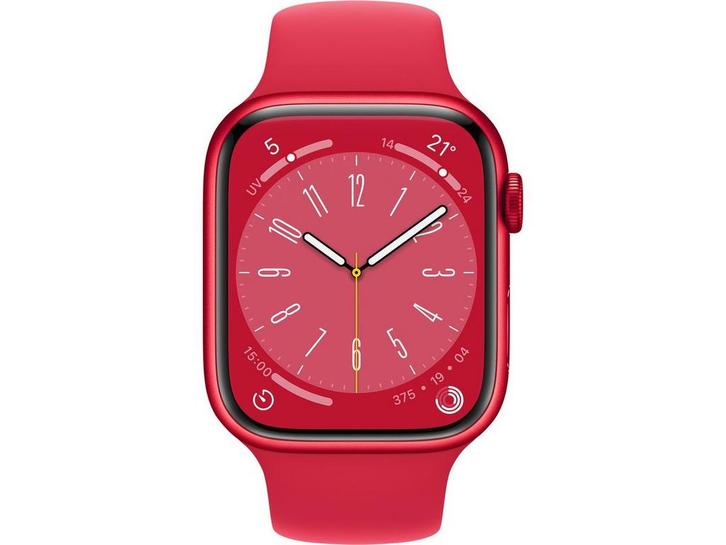 Apple Watch Series 8 - 4G - ECG en Crashdetectie - Rood, Huis en Inrichting, Woonaccessoires | Overige, Zo goed als nieuw, Verzenden