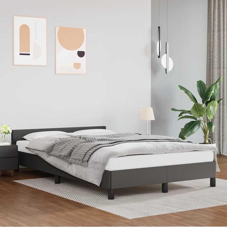 vidaXL Bedframe met hoofdeinde zonder matras 120x200 cm, Maison & Meubles, Chambre à coucher | Lits, Envoi
