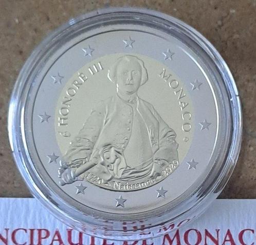 Monaco. 2 Euro 2020 Honoré III Proof, Postzegels en Munten, Munten | Europa | Euromunten