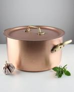 Kookpan - Koper, Tin, Messing - 9 liter - Restaurant, Antiek en Kunst