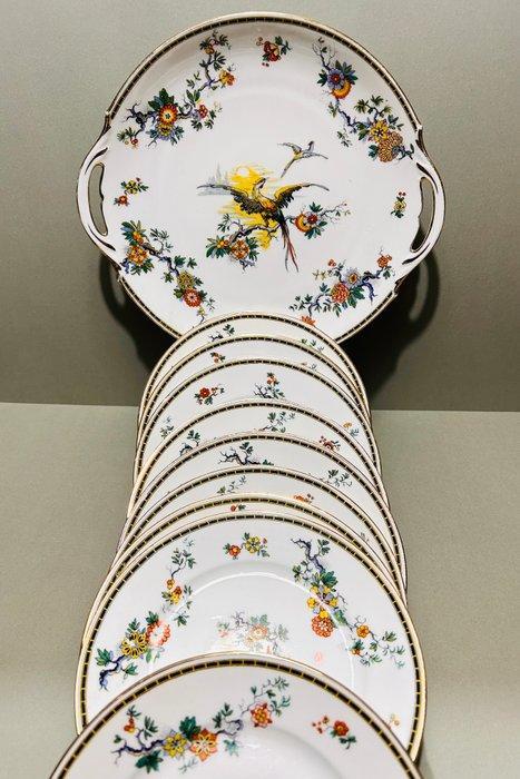 F. Legrand & Cie Limoges – Chinoiserie Bird & Floral, Antiquités & Art, Curiosités & Brocante