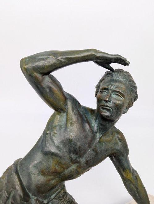 Jean de Roncourt - sculptuur, Athlète - 30 cm - Brons,, Antiek en Kunst, Kunst | Designobjecten