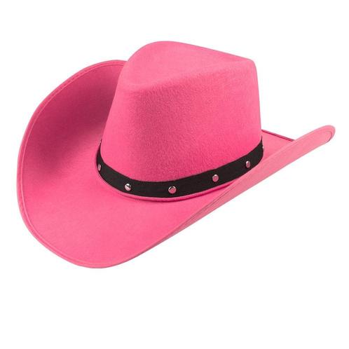 Cowboyhoed Roze, Hobby en Vrije tijd, Feestartikelen, Nieuw, Verzenden