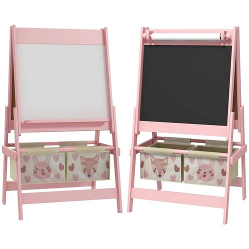 AIYAPLAY 3-in-1 Kinder Ezel Met Papierrol, Krijtbord, Whiteb, Hobby en Vrije tijd, Gezelschapsspellen | Overige, Verzenden