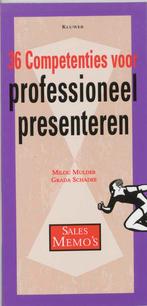 36 competenties voor professioneel presenteren / Sales, Verzenden, Zo goed als nieuw, G. Schadee