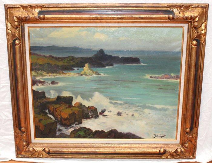 Antoni Ros i Güell (1873-1954) - Costa Brava (Gerona), Antiek en Kunst, Kunst | Schilderijen | Klassiek