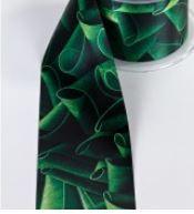 Lint greenleaf 70mm 80 cm ruscus dubbelsatijn, dubbel leaf