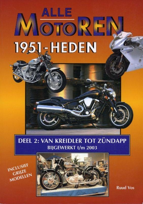 Alle motoren 1951-heden 2 Van Kreidler tot Zundapp R. Vos, Livres, Loisirs & Temps libre, Envoi