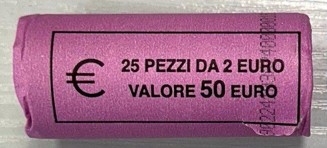 San Marino. 2 Euro 2024 (25 monnaies) en rouleau (Zonder, Postzegels en Munten, Munten | Europa | Euromunten