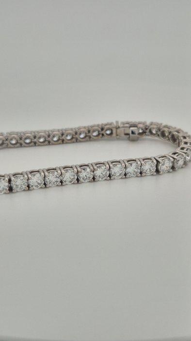 Armband - 14 karaat Witgoud - 11.60ct. tw. Diamant, Handtassen en Accessoires, Armbanden