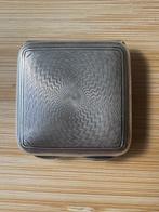 Doos - .800 zilver - Compacte/poederdoos, Antiek en Kunst
