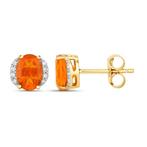 Zonder minimumprijs - Oorbellen - 14 karaat Geel goud -, Nieuw