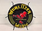 Wurlitzer - Enseigne lumineuse au néon - Métal, Verre