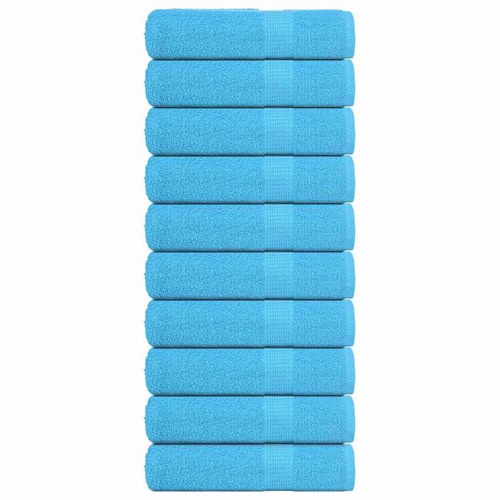vidaXL Badhanddoeken 10 st FROGN 100x150 cm 100% katoen, Huis en Inrichting, Badkamer | Badtextiel en Accessoires, Nieuw, Verzenden