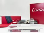 Cartier - Panthere Gold Planted 18k CT0058O - Lunettes de, Handtassen en Accessoires, Zonnebrillen en Brillen | Dames, Nieuw