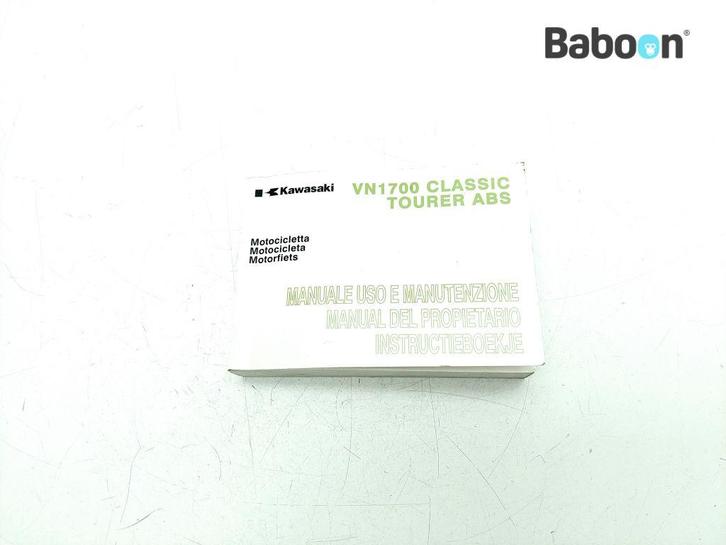 Instructie Boek Kawasaki VN 1700 Classic Tourer + ABS, Motoren, Onderdelen | Kawasaki, Gebruikt, Verzenden