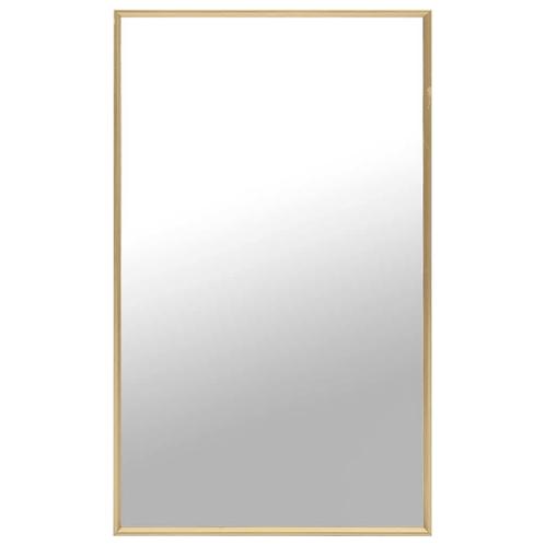 vidaXL Spiegel 100x60 cm goudkleurig, Huis en Inrichting, Woonaccessoires | Spiegels, Nieuw, Verzenden