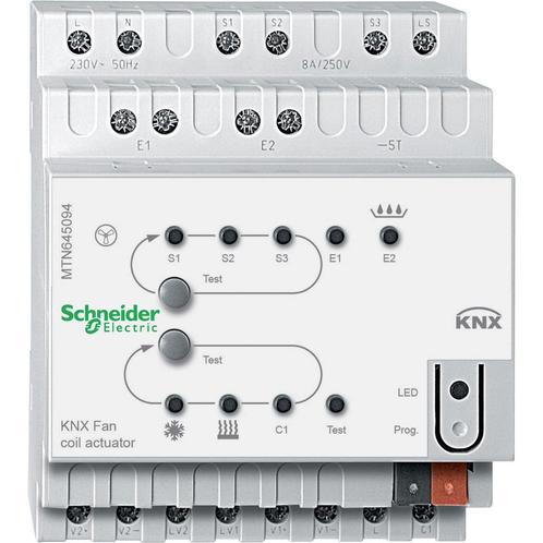 Schneider Electric KNX Fan Coil Actor avec 2 entrées, Doe-het-zelf en Bouw, Elektriciteit en Kabels, Verzenden