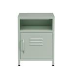 Lendo Online Table de Chevet 40x40x55 cm Métal Vert, Maison & Meubles