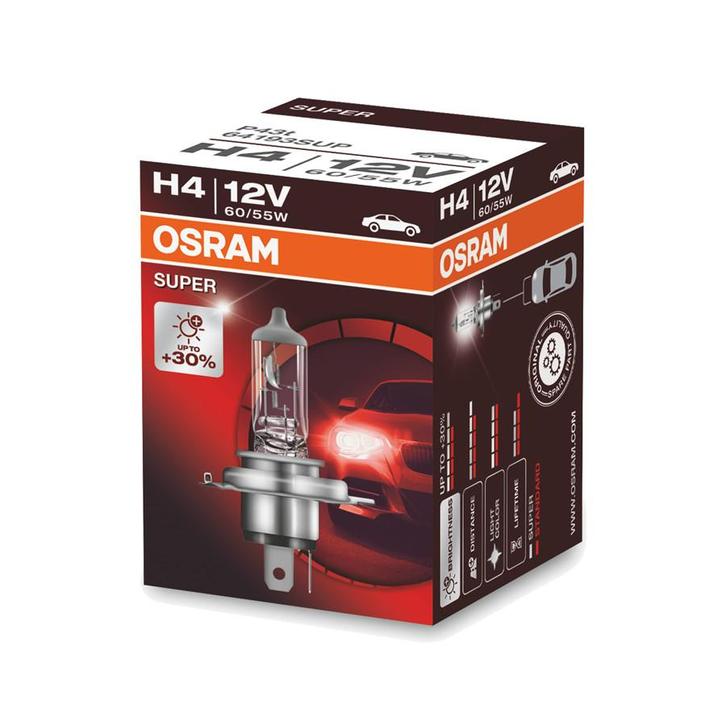 Osram H4 Halogeenlamp 12V 55W Super P43t, Auto-onderdelen, Verlichting, Nieuw, Ophalen of Verzenden