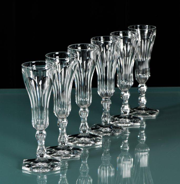 Prachtig lot van 6 antieke kristallen Val Saint Lambert, Antiquités & Art, Antiquités | Meubles | Tables