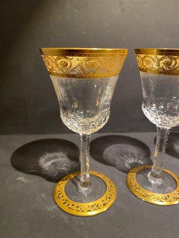 St. Louis - Service à boisson - Cristal - Thistle or glas 5x, Antiquités & Art