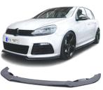 SPOILER LAME AVANT VOLKSWAGEN VW GOLF 6 09-12 R20 NOIR BRILL, Auto-onderdelen, Verzenden, Nieuw