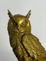 Beeld, Uil - 20 cm - Brons