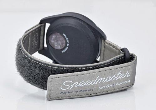 Omega x Swatch - MoonSwatch - Mission to Mercury - Zonder, Handtassen en Accessoires, Horloges | Heren