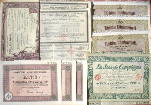 Paper - Speelgoed 25 x Turkey Stocks + Bonds - 2000-2010 -, Antiek en Kunst, Antiek | Speelgoed